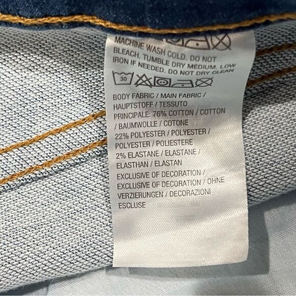 Haute Hippie Mid Rise Medium Wash Denim Jeans with Lace Hem Women’s 12 - Picture 4 of 6